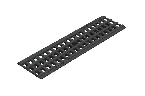 Решетка водоприемная PolyMax Basic РВ-10.14.50 пластиковая ячеистая 20801