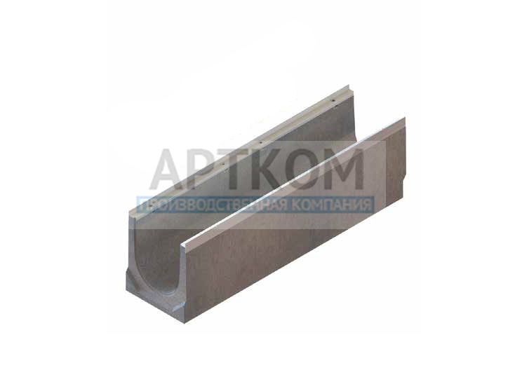 Лоток водоотводный бетонный BetoMax ЛВ-20.29.33-БВ-К12 каскад с вертикальным водоотводом