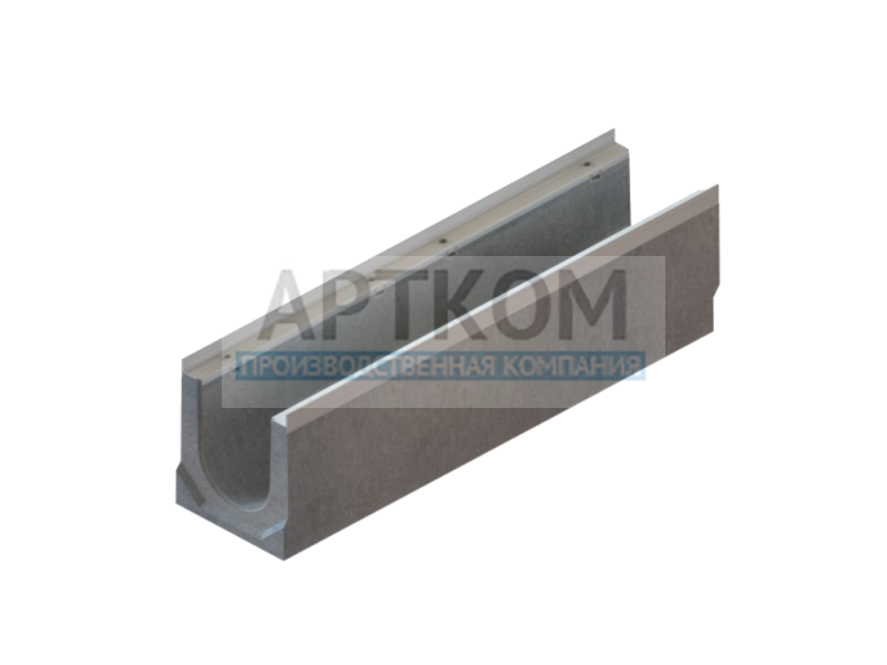 Лоток водоотводный бетонный BetoMax ЛВ-16.25.31-Б-У13 с внутренним уклоном