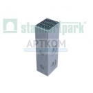 Дождеприёмный колодец секционный BetoMax ДК-50.64.65-Б-В бетонный с решёткой щелевой чугунной ВЧ кл.Е (верхняя часть, комплект) 04970/1