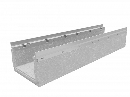 BGF-Z лоток бетонный коробчатый (СО-200мм), с оцинкованной насадкой, КП 100.26,3 (20).16(12,5)