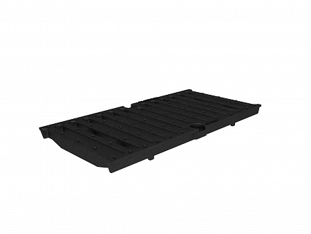 Решётка водоприёмная чугунная щелевая РВЧЩ - RU 22039 - 20 (D400) - 50x24,7x2,5 - 1,8/22