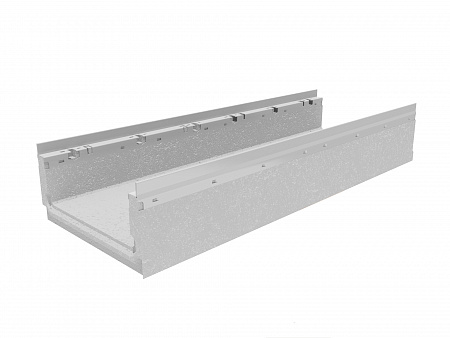 BGF-Z лоток бетонный коробчатый (СО-200мм), с оцинкованной насадкой, КП 100.26,3 (20).15(11,5)
