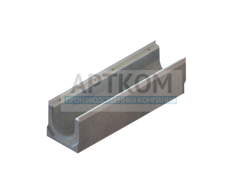 Лоток водоотводный бетонный BetoMax ЛВ-20.29.43-Б-У08 с внутренним уклоном