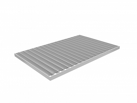 Решётка стальная Gidrolica Step Pro 390*590 (ячейка 33х11)
