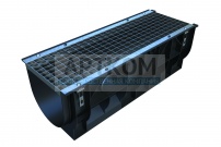 Комплект: Лоток пластиковый PolyMax Basic ЛВ-30.39.38-ПП с стальной решеткой кл. А 087001