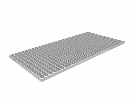Решётка стальная Gidrolica Step Pro 490x990 (ячейка 33х11)
